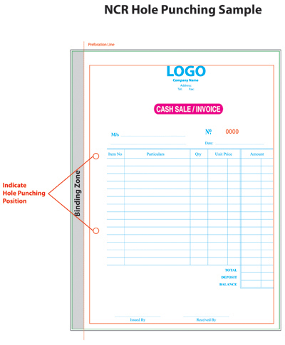NCR Hole Punching