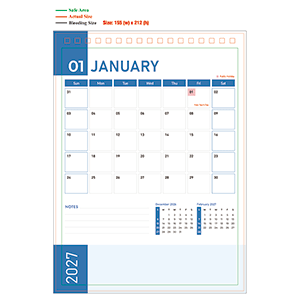 2027 Calendar - Type A - 03